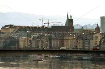 Ansicht von Basel am Rhein