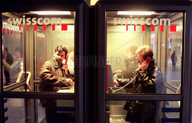 Telefonzellen der Swisscom (Schweiz)