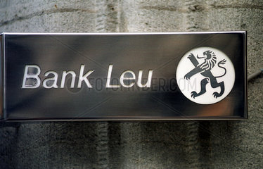 Logo der Bank Leu in Zuerich