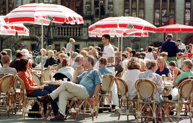 Strassencafe am Bremer Marktplatz  Deutschland