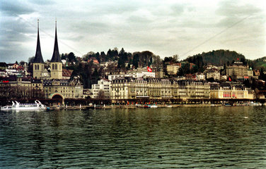 Ansicht von Luzern  Schweiz