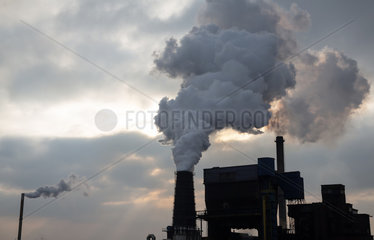 Polen  Bytom (Beuthen) - Emissionen der Kokerei Carbo-Koks