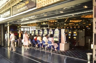 Eingang eines Casinos in Las Vegas