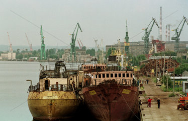 Hafen von Danzig und Danziger Werft  Polen
