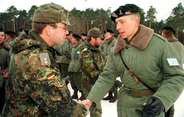 deutsch-polnische Militaeruebung in Zagan (Polen)