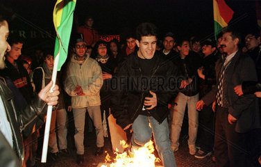 Berlin  Kurden-Demonstration beim Newroz-Fest