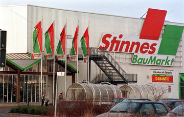 das Logo eine Niederlassung der Baumarktkette Stinnes in Waltersdorf  Deutschland