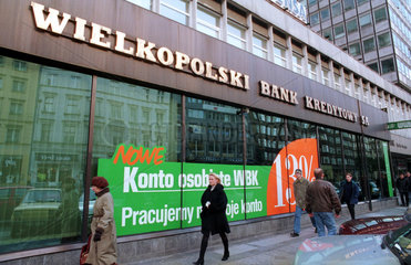 Filiale der Wielkopolski Bank Kredytowy  WBK in Posen  Polen