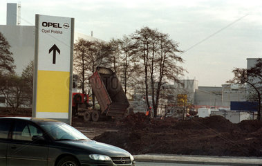 Die Opelfabrik in Gliwice  Polen