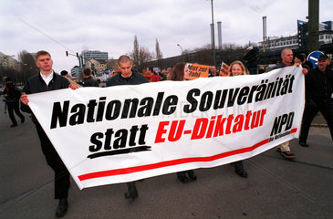 Demonstration der NPD
