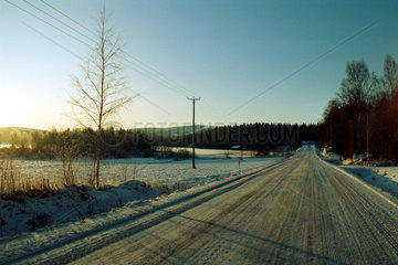 Ellivuori  Finnland  Winterlandschaft
