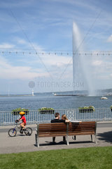Schweiz  Genf  Genfer See