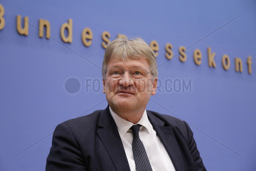 Bundespressekonferenz zum Thema: AfD - Auswirkungen der Landtagswahlen in Hessen auf die Bundespolitik