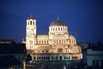 Sveti Aleksandar Nevski (Aleksandar-Nevski-Kathedrale) in Sofia  Bulgarien