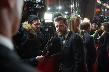 Berlin  Deutschland  Schauspieler Jamie Dornan auf dem Roter Teppich der Berlinale 2015