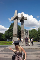 Posen  Polen  Denkmal fuer die Opfer der Arbeiterproteste im Juni 1956