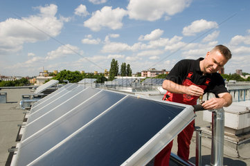 Berlin  Deutschland  Brunnenviertel wird Solarzentrum