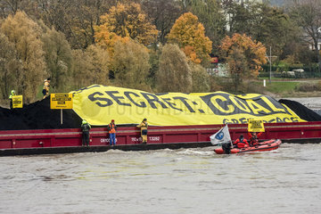 Greenpeace-Aktion fuer Kohleausstieg