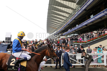 Royal Ascot  Cannock Chase with Ryan Moore up after winning the Tercentenary Stakes
