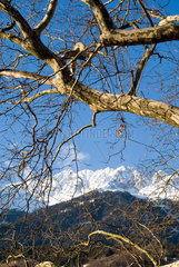 Innsbruck  Blick auf die Alpen