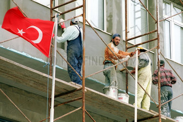 Fassadensanierung eines Hochhauses in Istanbul