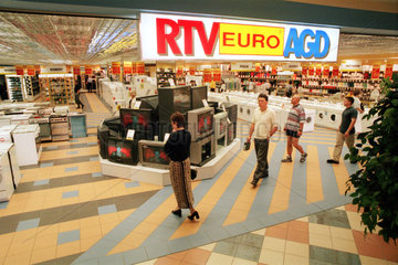 Einkaufszentrum in Warschau