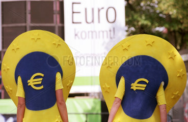 Berlin  Deutschland  -Der Euro kommt-
