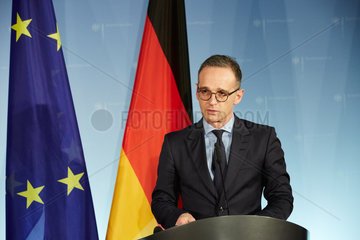 Berlin  Deutschland - Heiko Maas  Aussenminister der Bundesrepublik Deutschland.