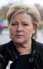 Berlin  Deutschland  Erna Solberg  Hoyre  norwegische Ministerpraesidentin