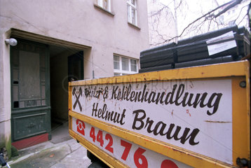 Berlin  Deutschland  Kohlehandlung