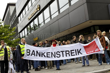 Verdi-Warnstreik Banken