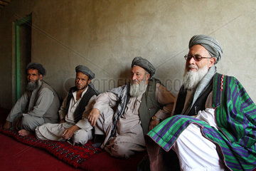 Kanam  Afghanistan  Portraet eines aelteren Afghanen