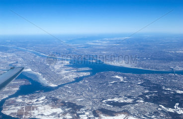 Luftaufnahme von New York