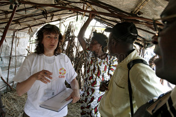 Goma  Demokratische Republik Kongo  Evaluierung des IDP- CCLK Camps
