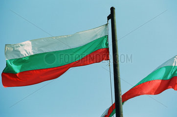 Bulgarische Nationalflaggen