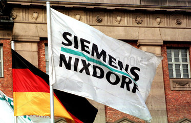 Fahne Siemens-Nixdorf