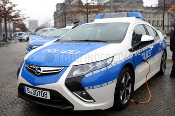Berlin  Deutschland  neue Elektrofahrzeuge der Berliner Polizei