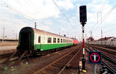 Leipzig  Hauptbahnhof  Personenwaggon