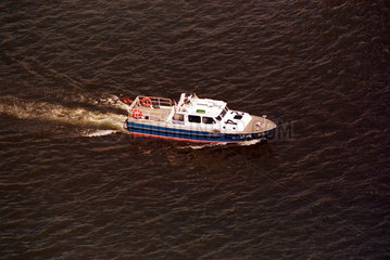 Polizeiboot Kormoran  Berliner Wasserschutzpolizei