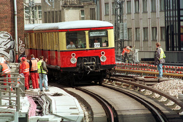 S-Bahn und Baustelle