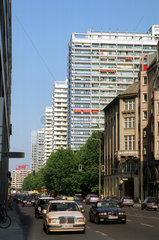 Berlin  die Leipziger Strasse in Mitte