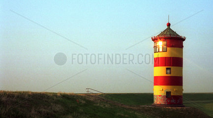 Ostfriesland  Abendstimmung am Pilsumer Leuchtturm