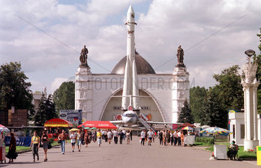 Moskau  Raumfahrt-Pavillon  Gesamtrussisches Ausstellungszentrum