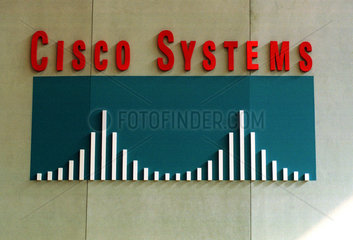Logo der Firma Cisco Systems  eines der groessten Hersteller fuer Netzwerkhardware