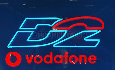 Logo des Telekommunikationsanbieters D2 Vodafone