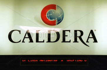 Logo der Firma Caldera  eines der groessten Anbieter von Unix und Linux Betriebssystemsoftware