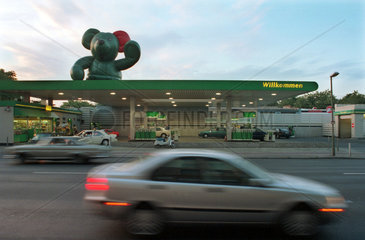 Berlin  Deutschland  BP-Tankstelle