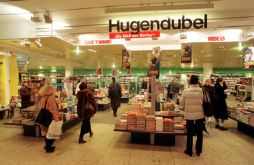 Buchhandelskette Hugendubel in den Potsdamer Platz Arkaden