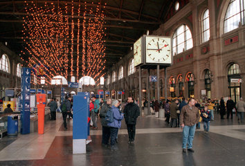 Hauptbahnhof Zuerich  Schweiz