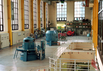 Maschinenhalle des Kraftwerkes Haeusern  Deutschland
